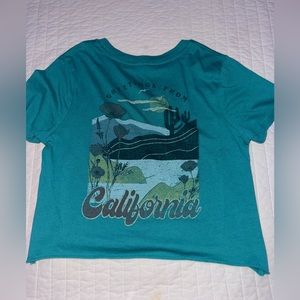 California cropped tee